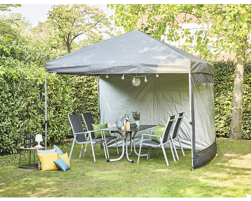 Seitenteile-Set Taupe Für Phoenix Pavillon 3x3 M – 4 Stück, Polyester 140 G/m²