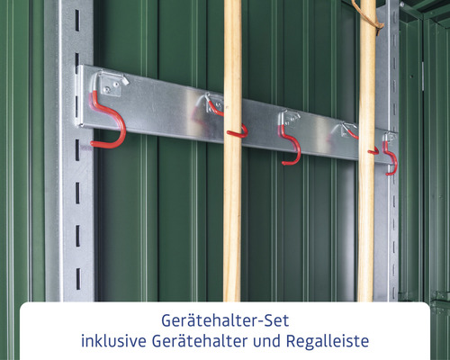 Gerätehalter Set inklusive Gerätehalter und Regalleiste