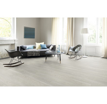 Vinyl-Diele Gerflor Senso Premium Eiche grau-weiß selbstliegend 184x1219x4 mm