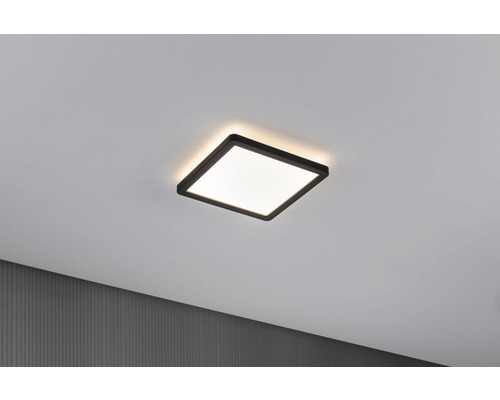 LED Leuchte LED Panel Paulmann 12,5 W LED fest verbaut IP 20 schwarz