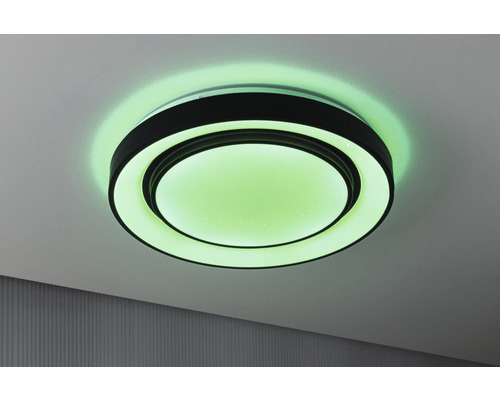 LED Deckenleuchte Paulmann SpacyColor Dynamic 40 W RGB 1-flammig IP 20 schwarz ( 70541 )