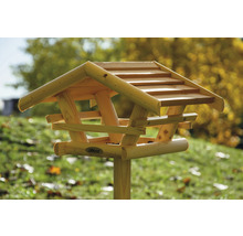 Vogelhaus aus Holz mit Ständer
