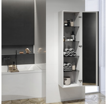 Hochschrank Cersanit Virgo 160x40x30 cm weiß mit 4 Glaseinlegeböden