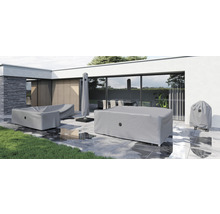 Abdeckhauben für Gartenmöbel, Sonnenschirm und Grill auf Terrasse