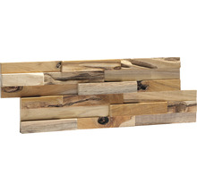 Holzverkleidung aus Teakholz für die Wandgestaltung
