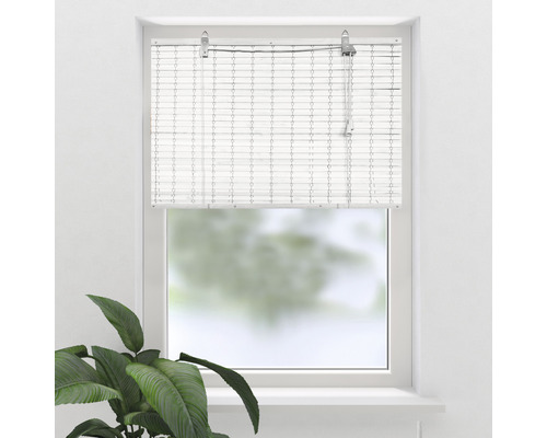 Soluna Bambus-Rollo VD flach weiss 90x160 cm Soluna Bambus-Rollo VD flach weiss 90x160 cm