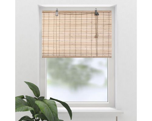 Soluna Bambus-Rollo VD flach natur 60x160 cm