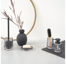 Badezimmerzubehör-Set mit Seifenspender, Seifenschale, Toilettenbürste und Glasvase