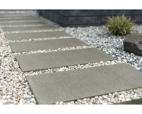 Beton Terrassenplatte iStone Luxury mittelgrau 80 cm x 40 cm x 4 cm