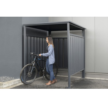 Fahrradunterstand, Kaminholzunterstand WESTMANN 170 x 196 cm anthrazit