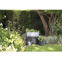 Hochbeet klassisch GARANTIA ERGO Quadro Turbo M 75 inkl. Flora-Wassersparsystem 80 x 60 x 75 cm stone