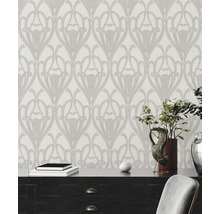 Tapete mit Blumenmuster im Jugendstil