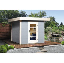 Gartenhaus weka 28 x 241 cm hellgrau