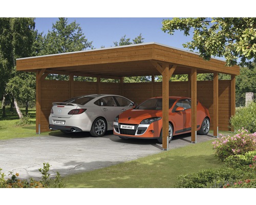 Einzelcarport AT Abstellraum inkl. SKAN 314x708 Friesland HOLZ HORNBACH |