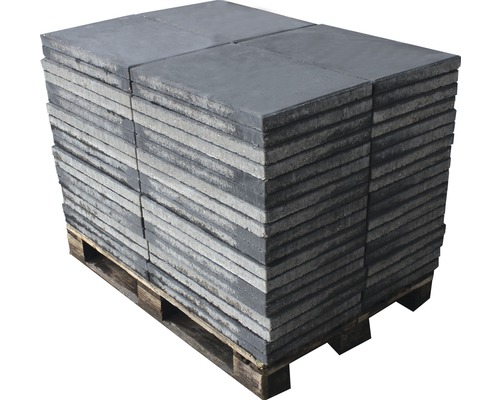 Palette mit Pflastersteinen