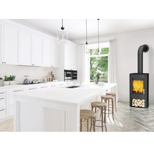 Kaminofen Fireplace Tuvalu Stahl schwarz 6 kW mit Holzfach-thumb-2 Kaminofen Fireplace Tuvalu Stahl schwarz 6 kW mit Holzfach-thumb-2