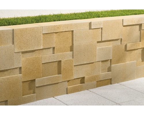 Komplett-Mauer MOVADO Fuoco 21x100x100 cm