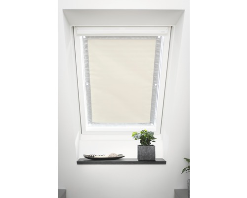 Lichtblick Dachfenster Sonnenschutz Thermofix creme 59x118,9 cm