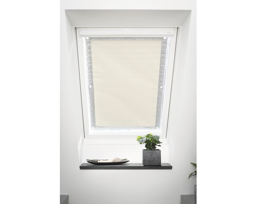 Lichtblick Dachfenster Sonnenschutz Thermofix SDF.M06.05V creme 59x91,5 cm