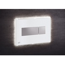 Alca Logo mit Betätigungsplatte mit LED-Beleuchtung für WC