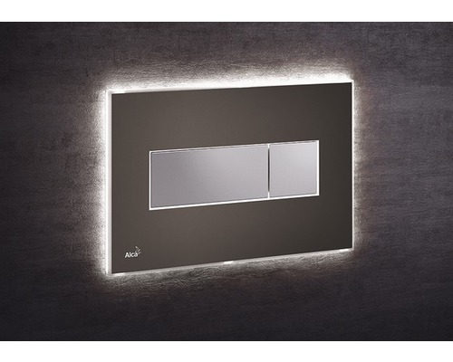 Alca Logo Betätigungsplatte mit zwei Tasten und LED-Beleuchtung