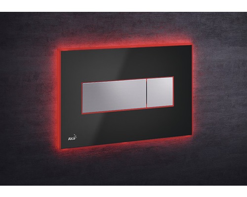 Spültaste mit LED-Beleuchtung und zwei Tasten