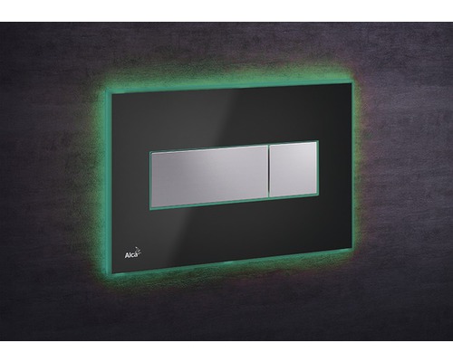 Toilettenspülplatte mit zwei Tasten und Hintergrundbeleuchtung