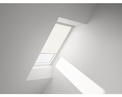 VELUX Sichtschutzrollo beige uni manuell Rahmen aluminium RFL C02 1086S