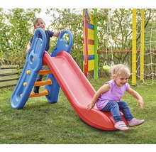 Rutsche BIG Fun-Slide Kunststoff mit Leiter rot