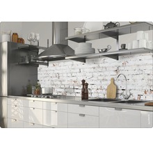 Küchenrückwand mySpotti splash White Bricks 2800x600x0,2 mm-thumb-2