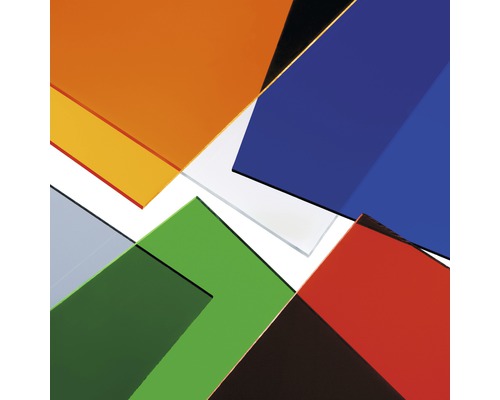 Verschiedenfarbige Kunststoffplatten