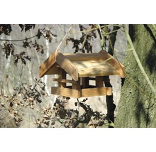 Vogelfutterhaus Basis aus Eichenholz 31x28x20 cm-thumb-1 Vogelfutterhaus Basis aus Eichenholz 31x28x20 cm-thumb-1