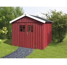 Gartenhaus weka Öland inkl. Fußboden 240 x 246 cm schwedischrot