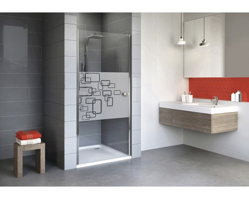 Drehtür für Nische Schulte Alexa Style 2.0 900x1920 mm Dekorglas Softcube chromoptik Drehtür für Nische Schulte Alexa Style 2.0 900x1920 mm Dekorglas Softcube chromoptik