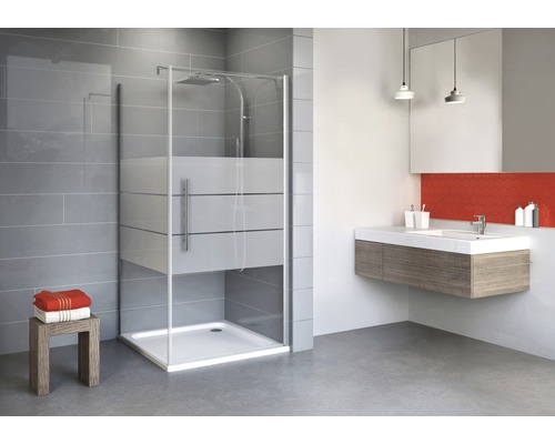 Drehtür mit Seitenwand Schulte Alexa Style 2.0 900x800x1920 mm Dekorglas Depoli alunatur Drehtür mit Seitenwand Schulte Alexa Style 2.0 900x800x1920 mm Dekorglas Depoli alunatur