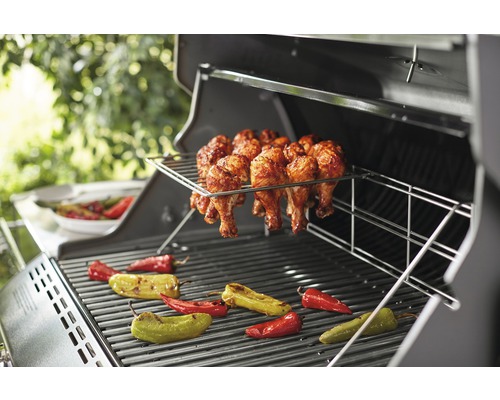 Elevations tiered grilling clearance system