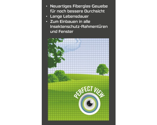 Illustration eines Insektenschutzes mit Blick auf die Natur