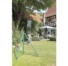 Eckpfosten ALBERTS Fix-Clip Pro® Set für Maschendrahthöhe 122 cm zum Aufschrauben grün-thumb-4 Eckpfosten ALBERTS Fix-Clip Pro® Set für Maschendrahthöhe 122 cm zum Aufschrauben grün-thumb-4