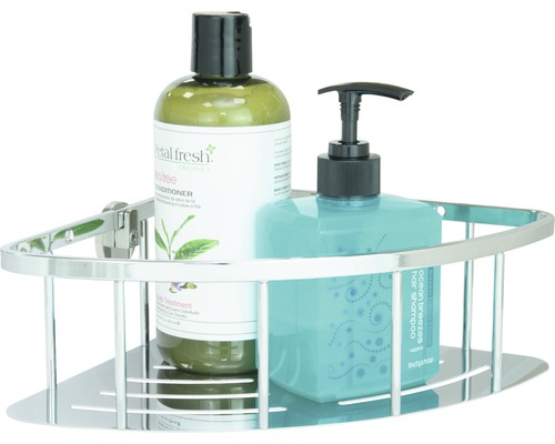 Eckregal mit zwei Flaschen