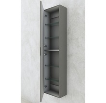 Hochschrank Baden Haus Avril 35x140x20 cm grau matt