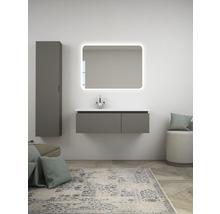 Hochschrank Baden Haus Avril 35x140x20 cm grau matt