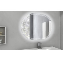 Lichtspiegel Baden Haus mit Touch Funktion rund 100x75 cm-thumb-3