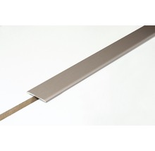 SKANDOR Übergangsprofil Edelstahl gebürstet eloxiert selbstklebend 2x28x900 mm-thumb-2
