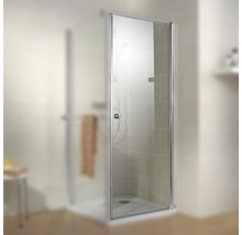 Duschtür aus Glas in Badezimmer