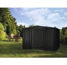 Metallgerätehaus GLOBEL Giebeldach 10x8 307 x 245 cm anthrazit