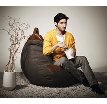 Sitzkissen Sitting Point Sitzsack Beanbag Jamie XL braun 70x110 cm