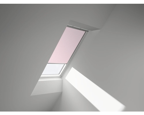 VELUX Verdunkelungsrollo Kids rose Sterne manuell Rahmen aluminium DKL C02 4659S