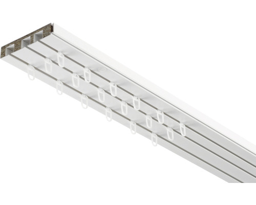 Gardinenschiene mit Paneelwagen und Laufwagen