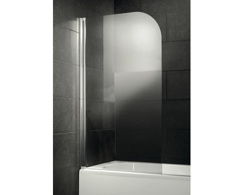 Badewannenfaltwand Form & Style New Tahiti deluxe 1-teilig 750x1400 mm Echtglas klar hell chromoptik