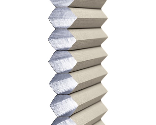 Nahaufnahme einer Plissee-Jalousie